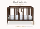 Walnut Espresso (1324) 62-Casey 6-in-1 Convertible Crib
