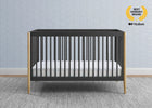 Charcoal Grey with Natural (1410) 2-Casey 6-in-1 Convertible Crib