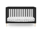 Midnight Grey with Natural (1372) 9-Austin Acrylic 4-in-1 Convertible Crib
