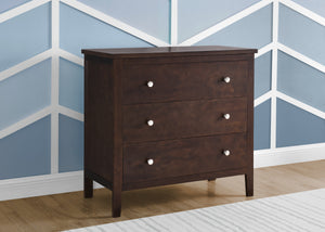 Walnut Espresso (1324) 1-Campbell 3 Drawer Dresser