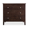 DCB: Walnut Espresso (1324) 10-Campbell 3 Drawer Dresser