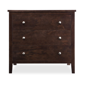DCB: Walnut Espresso (1324) 11-Campbell 3 Drawer Dresser