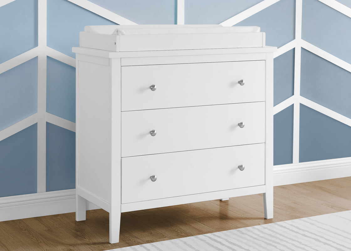 Campbell 3 Drawer Dresser with Interlocking Drawers Campbell 3 Drawer Dresser with Interlocking Drawers