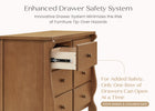 Chestnut (836) 29-Canton / Eclipse 6 Drawer Dresser with Interlocking Drawers