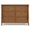 DCB: Chestnut (836) 33-Canton / Eclipse 6 Drawer Dresser with Interlocking Drawers