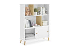 Bianca White with Natural (123) 6-Essex Bookcase