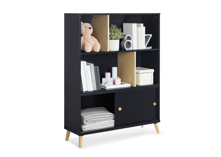 Ebony with Natural (1482) 6-Essex Bookcase