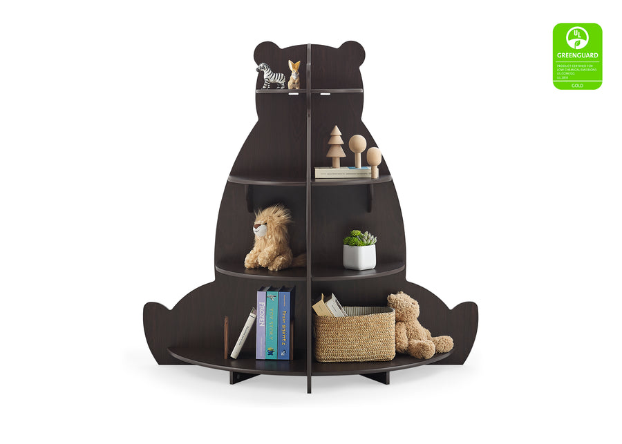Bear Brown (1471) 2-Bear Bookcase