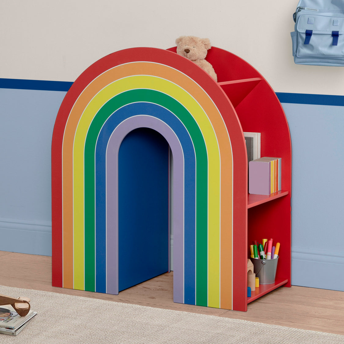 W172455C Rainbow Bookcase Callout 02