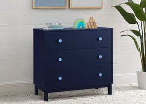 Navy with Light Blue (1476) 2-babyGap Legacy 3 Drawer Dresser