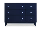 Navy with Light Blue (1476) 19-babyGap Legacy 6 Drawer Dresser