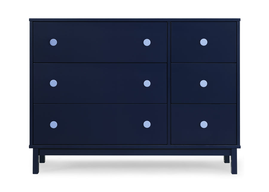 Navy with Light Blue (1476) 19-babyGap Legacy 6 Drawer Dresser