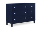 Navy with Light Blue (1476) 22-babyGap Legacy 6 Drawer Dresser