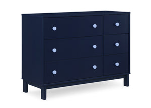 Navy with Light Blue (1476) 25-babyGap Legacy 6 Drawer Dresser