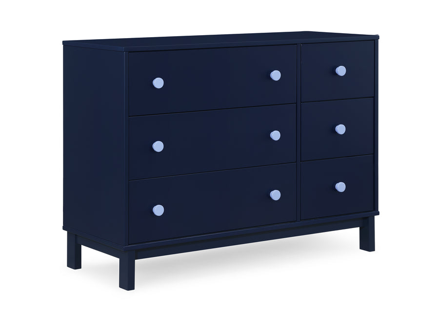 Navy with Light Blue (1476) 22-babyGap Legacy 6 Drawer Dresser