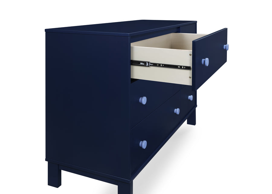 Navy with Light Blue (1476) 23-babyGap Legacy 6 Drawer Dresser