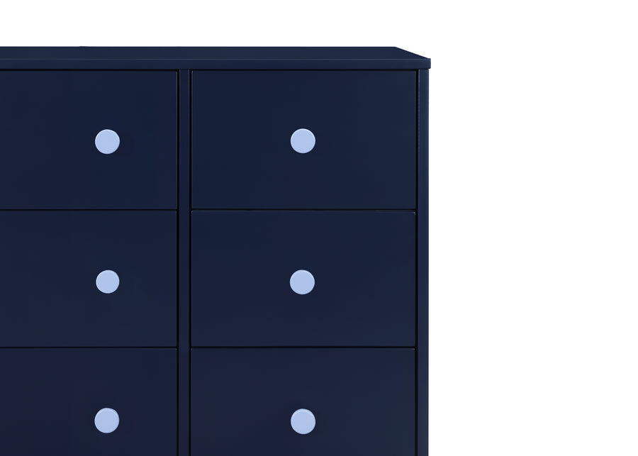 Navy with Light Blue (1476) 20-babyGap Legacy 6 Drawer Dresser
