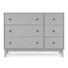 DCB: Grey with Dark Grey (1478) 21-babyGap Legacy 6 Drawer Dresser