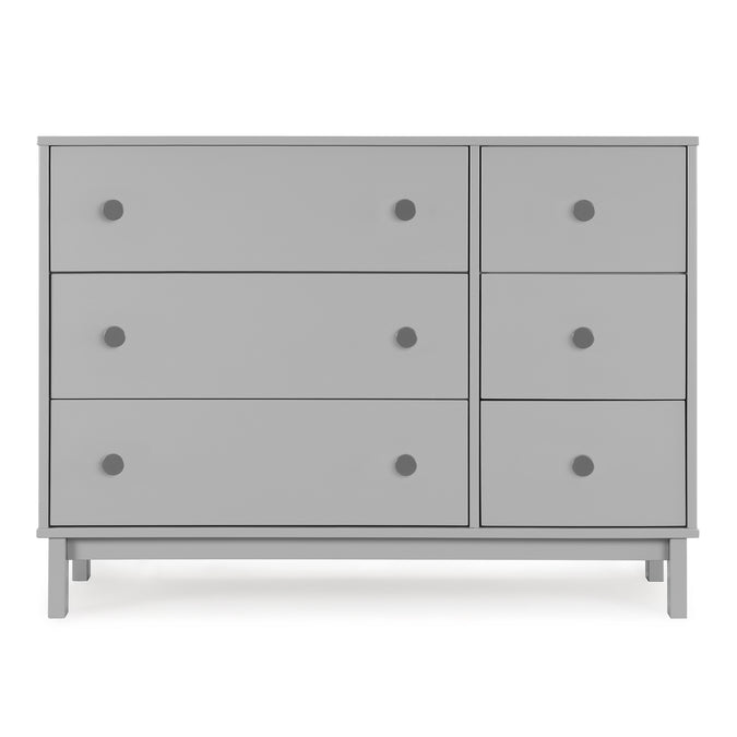 DCB: Grey with Dark Grey (1478) 21-babyGap Legacy 6 Drawer Dresser