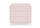 Blush Pink with Dark Pink (1480) 3-babyGap Legacy 3 Drawer Dresser