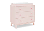 Blush Pink with Dark Pink (1480) 4-babyGap Legacy 3 Drawer Dresser