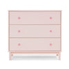 DCB: Blush Pink with Dark Pink (1480) 7-babyGap Legacy 3 Drawer Dresser