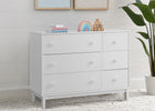 Bianca White (130) 1-babyGap Legacy 6 Drawer Dresser with Interlocking Drawers
