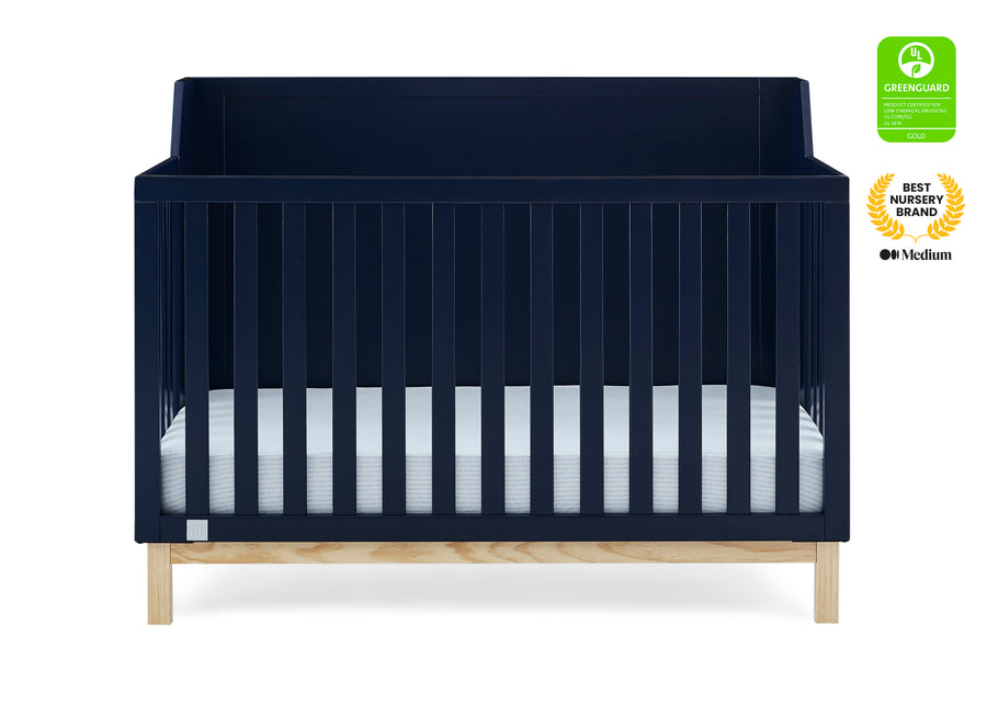 Navy with Natural (1481) 2-babyGap Oxford 6-in-1 Convertible Crib