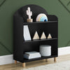 W182180 1482 Reese Bookcase Ebony wNatural Lifestyle 101 15-Reese Bookcase