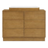 DCB: Acorn (755) 7-James 6 Drawer Dresser with Interlocking Drawers