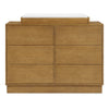 DCB: Acorn (755) 21-James 6 Drawer Dresser with Changing Top and Interlocking Drawers