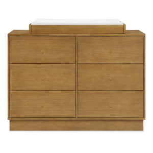 DCB: Acorn (755) 8-James 6 Drawer Dresser with Changing Top and Interlocking Drawers