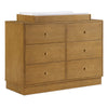 DCB: Acorn (755) 9-James 6 Drawer Dresser with Interlocking Drawers