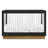 DCB: Midnight Grey with Acorn (1510) 31-James Acrylic 4-in-1 Convertible Crib