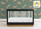 Midnight Grey with Acorn (1510) 17-James Acrylic 4-in-1 Convertible Crib