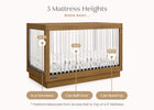 Acorn (755) 5-James Acrylic 4-in-1 Convertible Crib