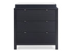 Midnight Grey (1360) 6-Cassie 3 Drawer Dresser with Changing Top