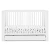 DCB: Bianca White (130) 16-Cassie 4-in-1 Convertible Crib with Underdrawer