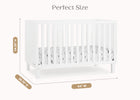 Bianca White (130) 7-Sonny 4-in-1 Convertible Crib