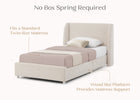 Ivory (1556) 12-Olivia Upholstered Twin Bed