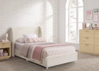 Ivory (1556) 10-Olivia Upholstered Twin Bed