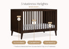 Walnut Espresso (1324) 20-Ollie 4-in-1 Convertible Crib