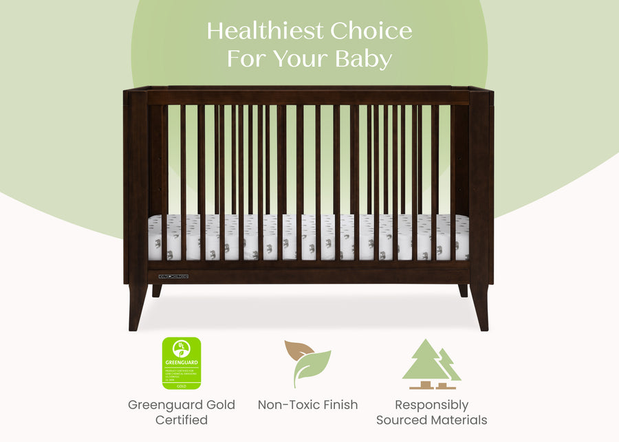 Walnut Espresso (1324) 19-Ollie 4-in-1 Convertible Crib