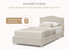 Soft Sand (1589) 4-Ruby Upholstered Twin Bed