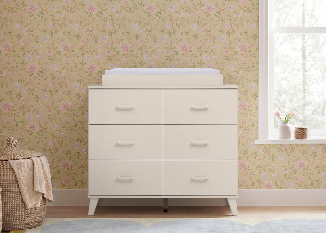 Signature 6 Drawer DresserSoft Beige (1560L)