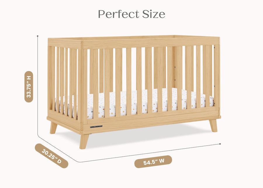 Natural (746) 40-Frankie 4-in-1 Convertible Crib