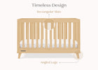 Natural (746) 39-Frankie 4-in-1 Convertible Crib
