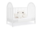 Bianca White (130) 12-Milano 4-in-1 Convertible Crib