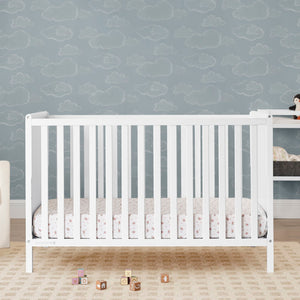 Ruby 6-in-1 Convertible Crib & Changing Table 2-Piece Set 40-Ruby 6-in-1 Convertible Crib & Changing Table 2-Piece Set