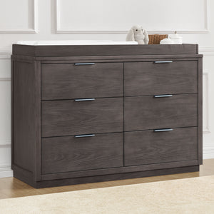 Forever 6 Drawer Dresser with Changing Top and Interlocking Drawers - Naturals Collection 2-Forever 6 Drawer Dresser with Changing Top and Interlocking Drawers - Naturals Collection